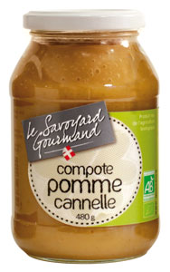 compote pomme cannelle bio