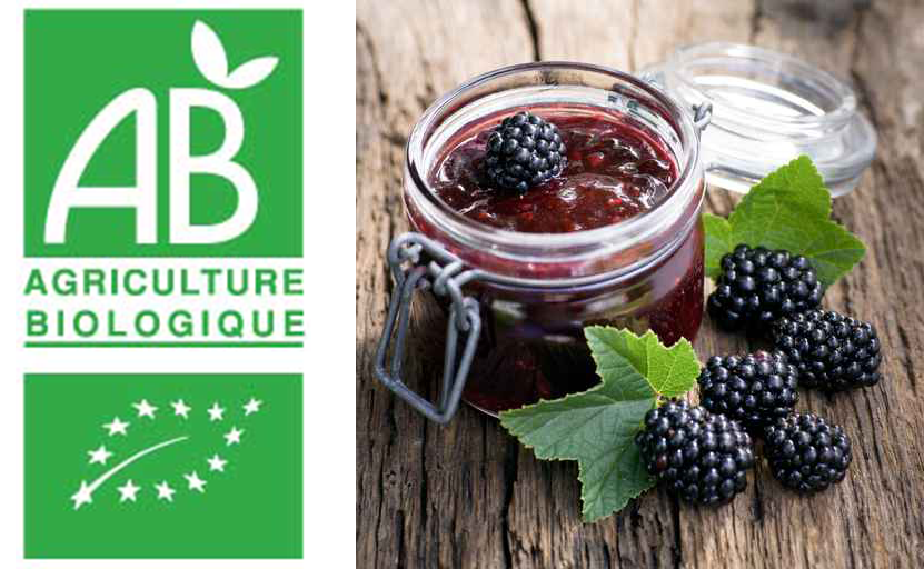 confiture mûre bio